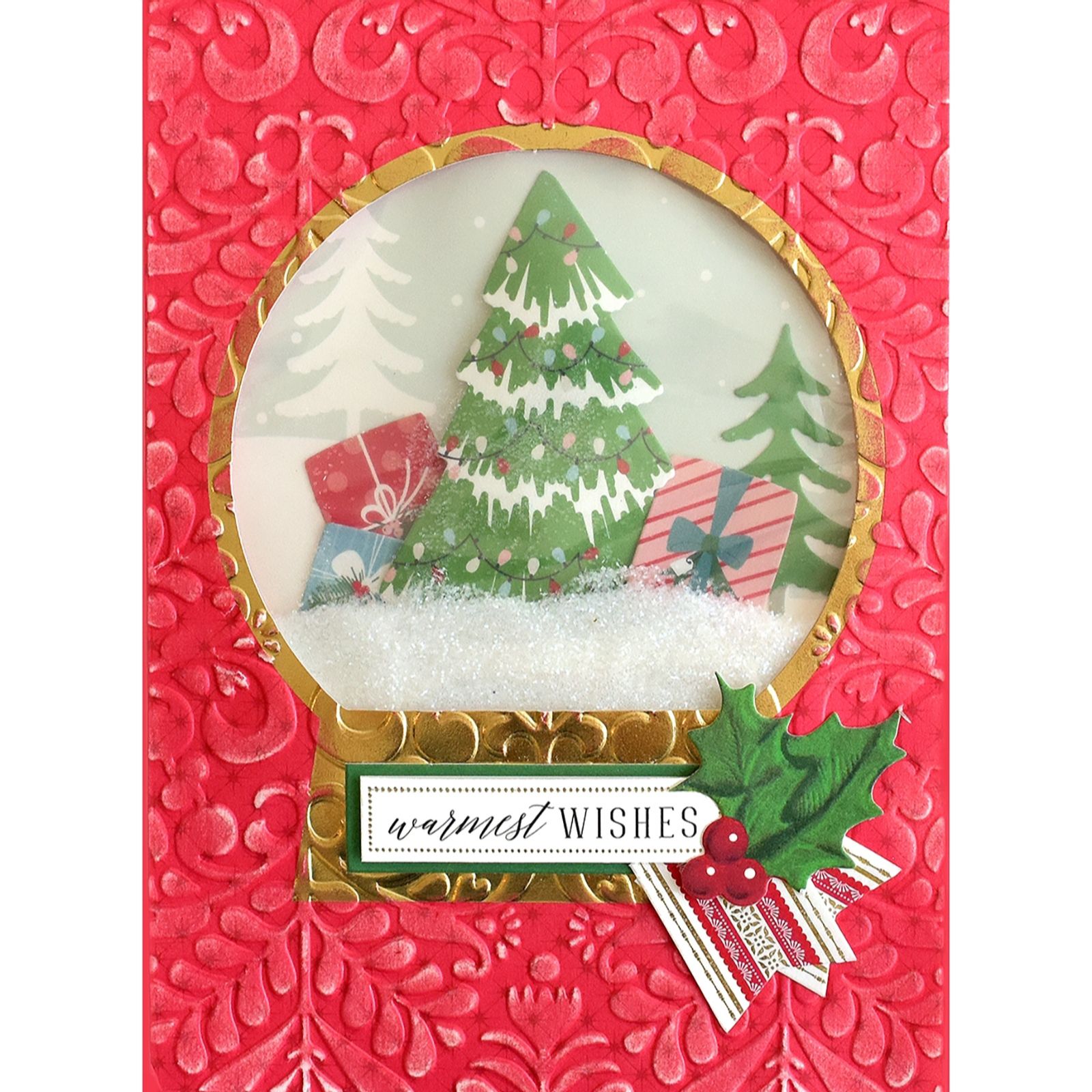 Anna Griffin Snowglobe Christmas Card Kit QVC UK