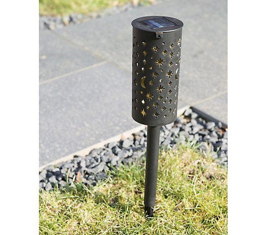 Home2Garden Set of 5 Moon and Stars Solar Stakes