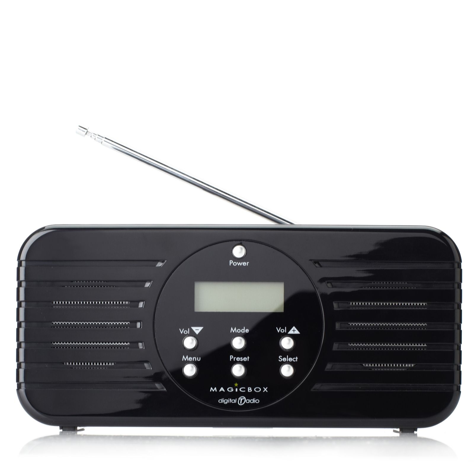 Magicbox Volante DAB/FM Clock Radio with Automatic Time Update QVC UK