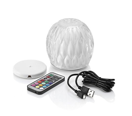 Auraglow Rechargeable Colour Changing Table Lamp