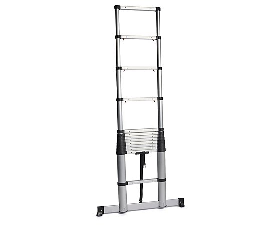 Buildcraft 3.8m Telescopic Ladder with Stabiliser Bar