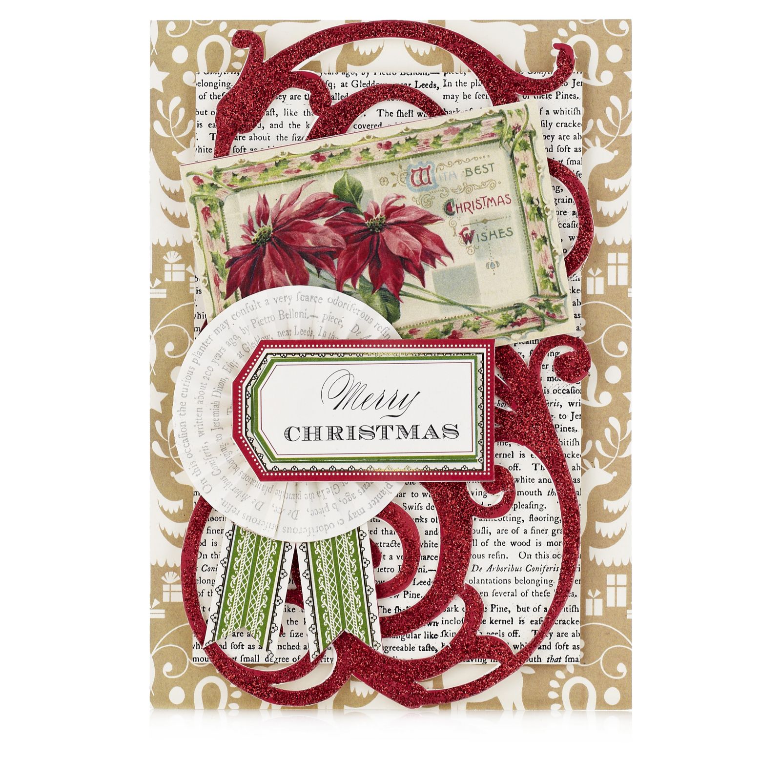 Anna Griffin Complete Holiday Trimmings Christmas Card Making Kit - QVC UK