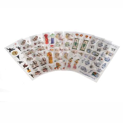 22 Sheets Of Oriental Themed Stickers - Qvc Uk