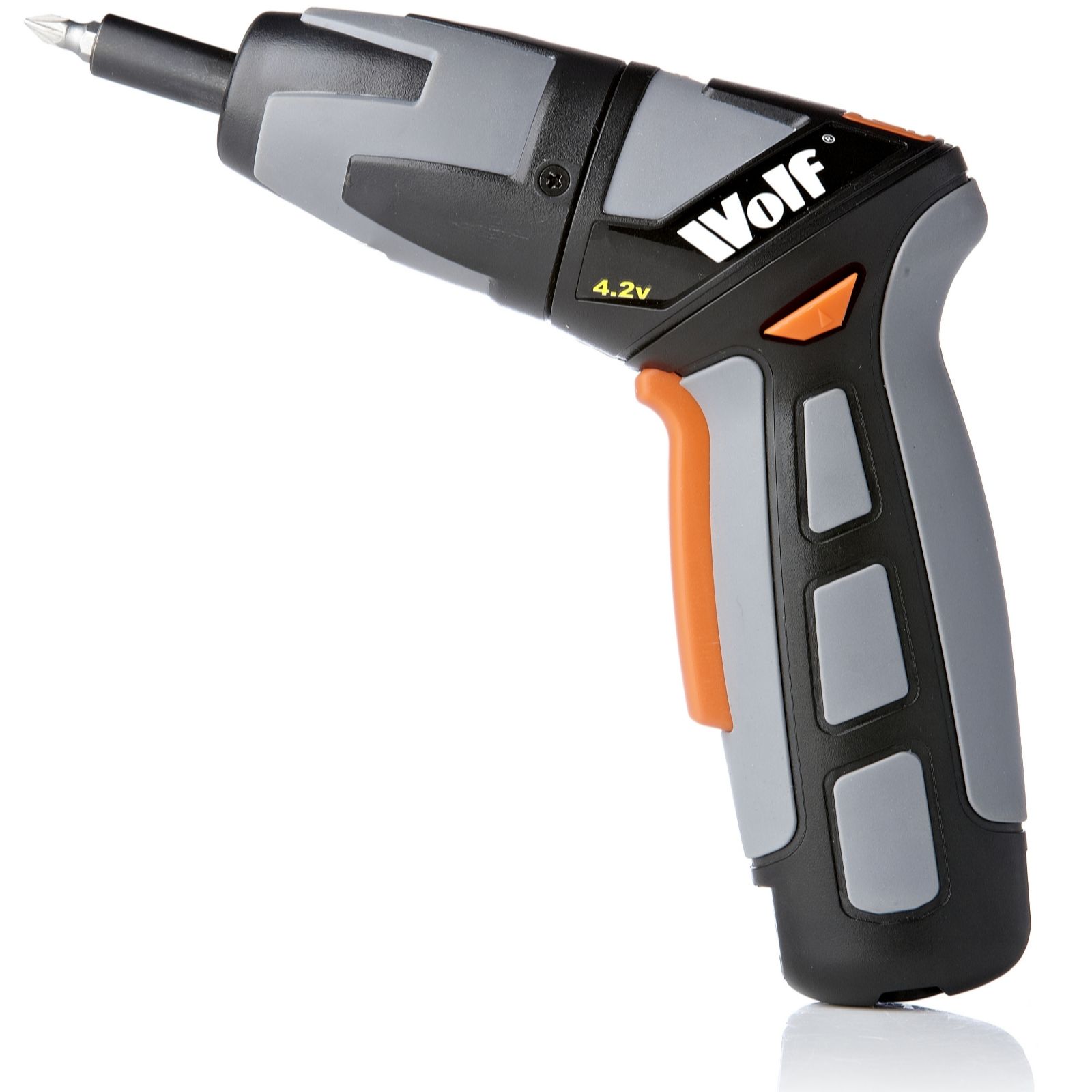 WOLF 4.2V Flash Cell Screwdriver with Drill Bits & Charger QVC UK