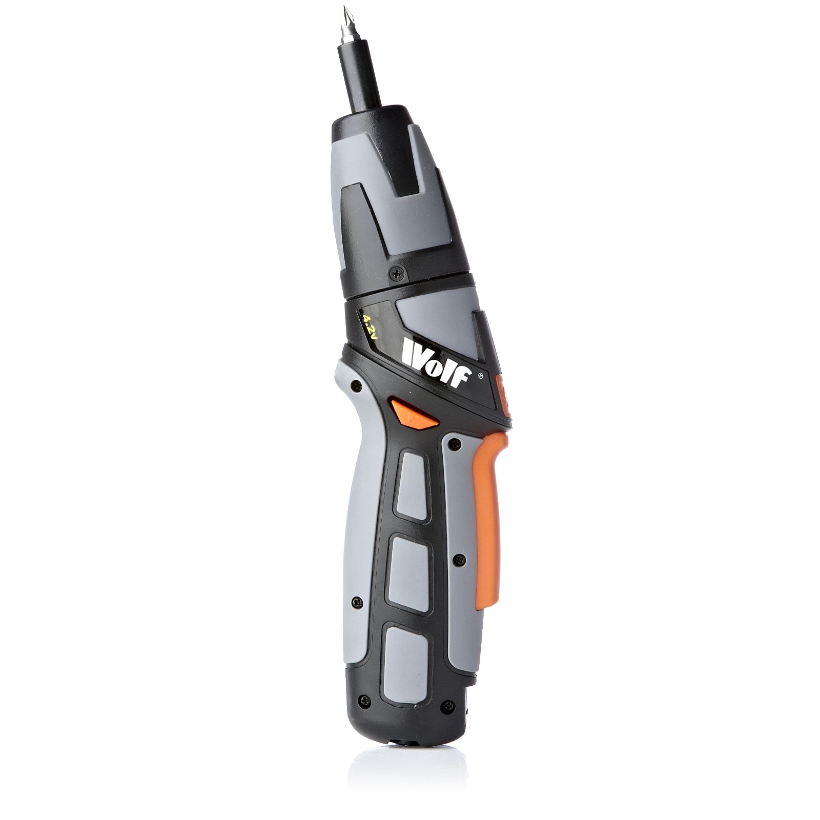WOLF 4.2V Flash Cell Screwdriver with Drill Bits & Charger QVC UK