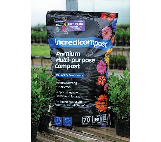 Thompson & Morgan Incredicompost 70L Multi Purpose Compost