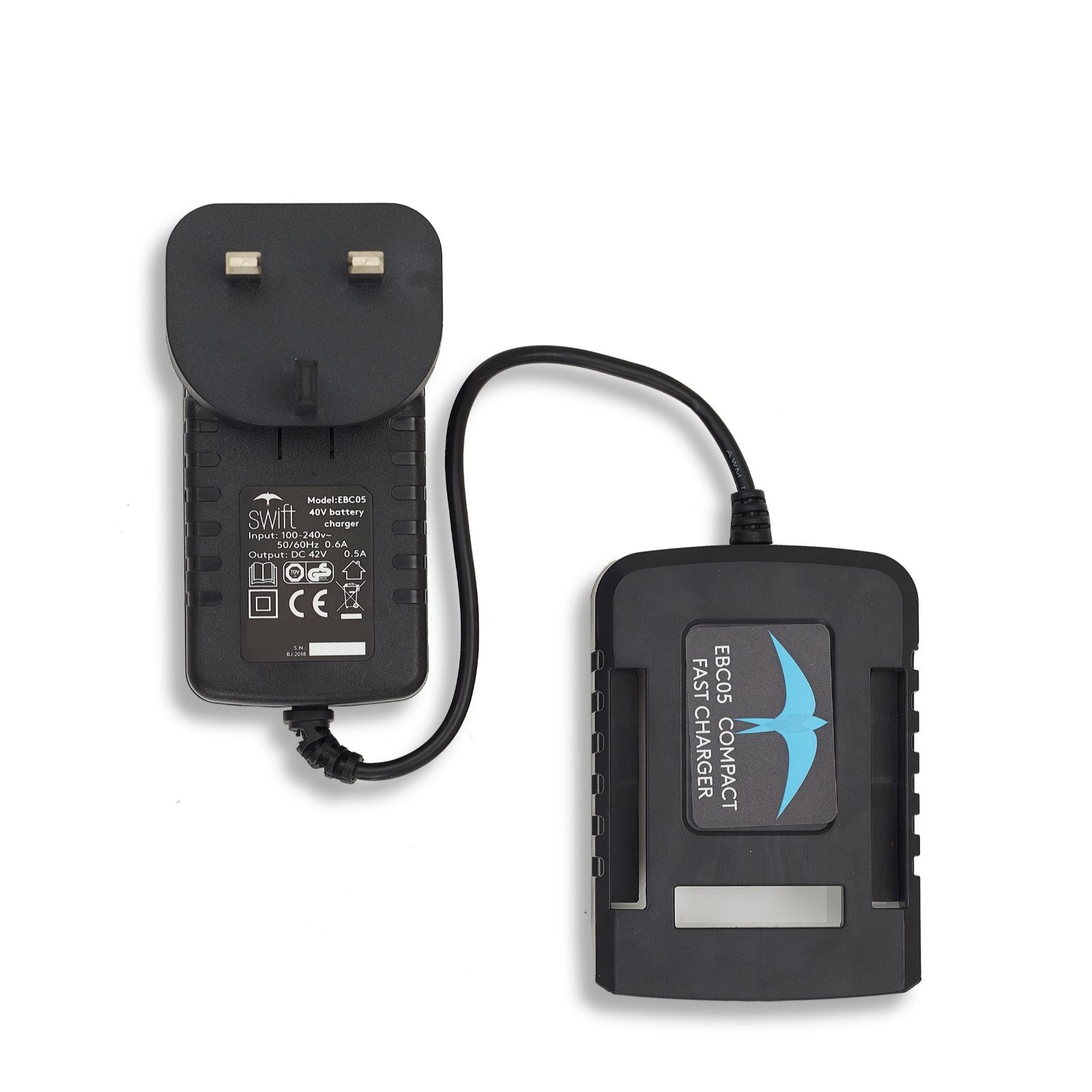 Swift EBC05 40V Rapid Compact Charger QVC UK