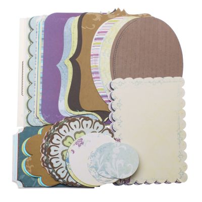 106 Piece Card Layering Kit with Cardstock & Stickers - QVC UK