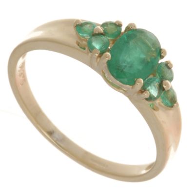 Qvc on sale emerald rings