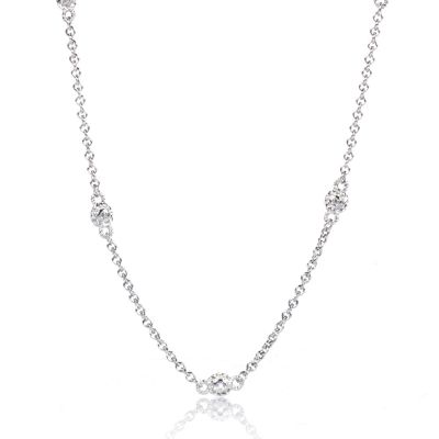 Diamonique deals station necklace