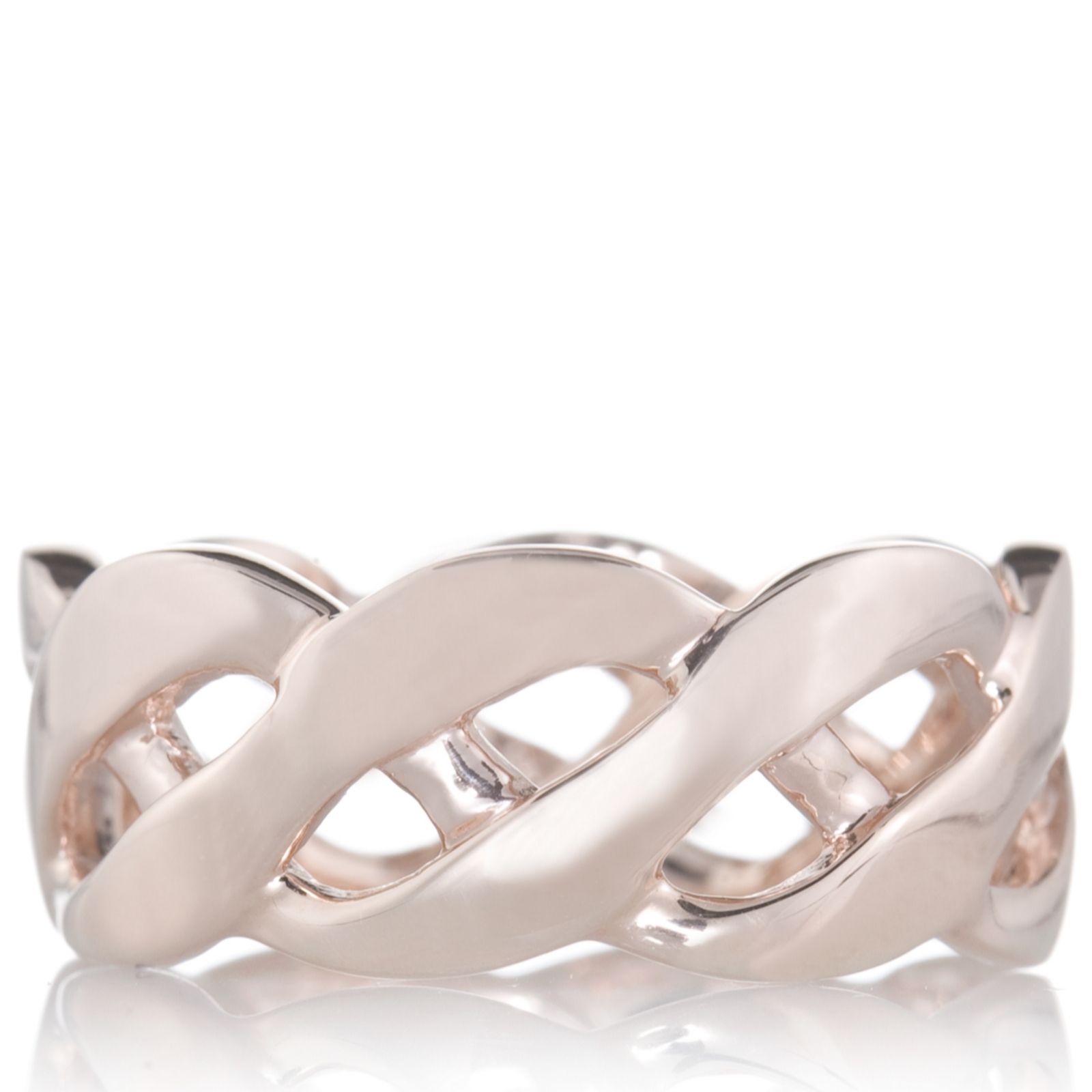 Clogau 9ct Gold Celtic Weave Ring QVC UK