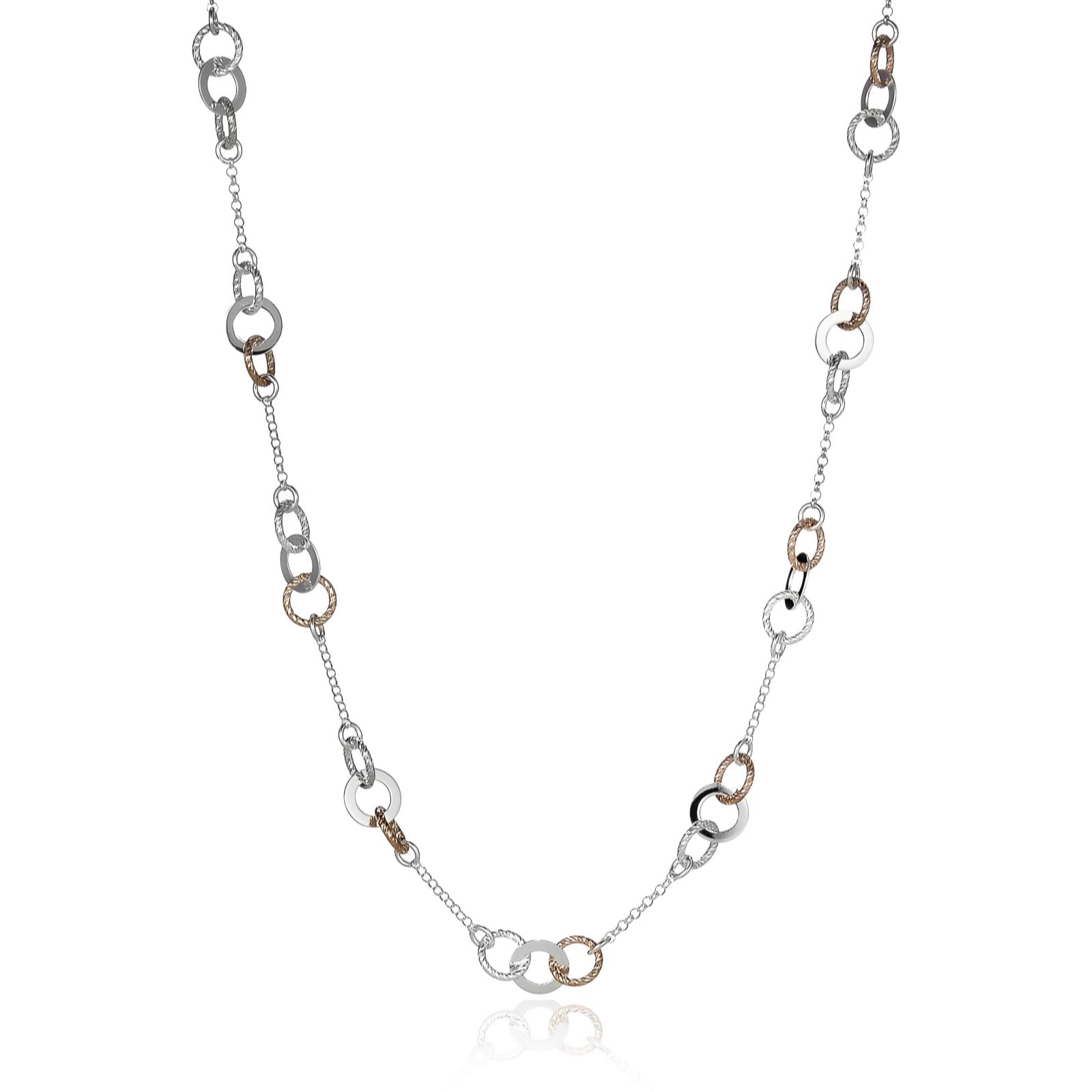 Links of London Aurora Link 65cm Necklace Sterling Silver - QVC UK