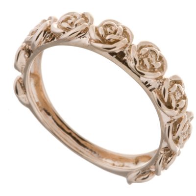 Qvc rose deals gold rings