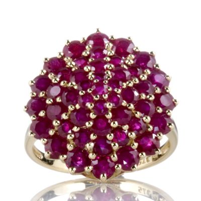 Qvc clearance ruby ring