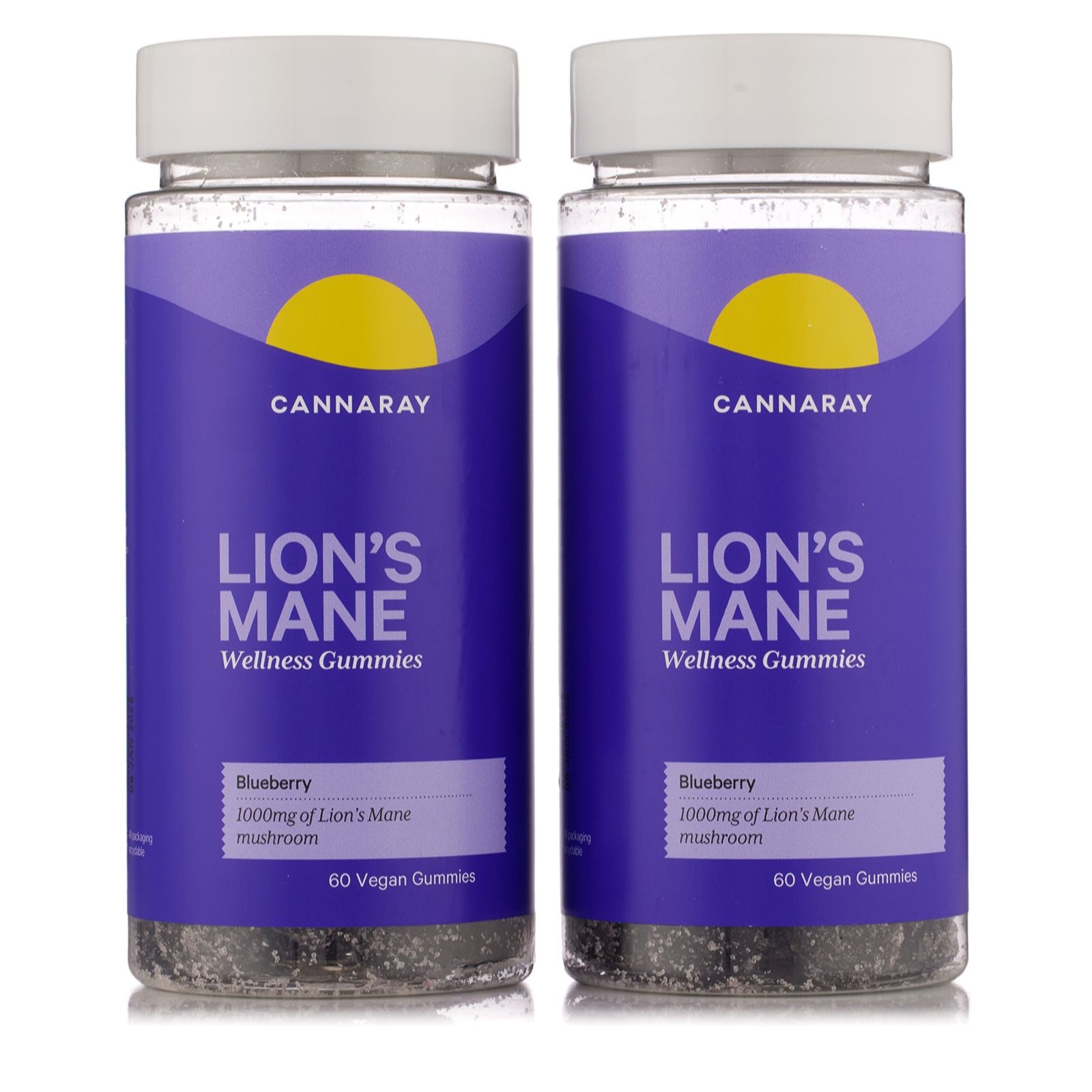 Cannaray Lion's Mane Wellness Gummies 2 Month Supply