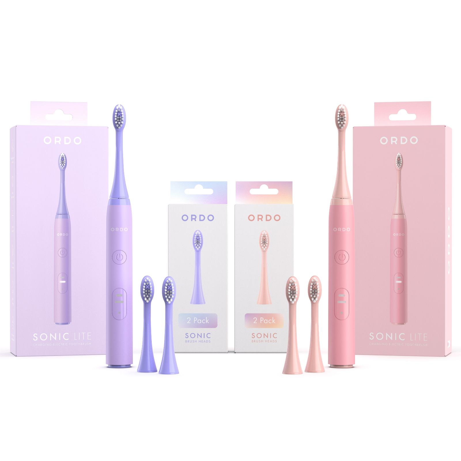 Ordo Set of 2 Sonic Lite Toothbrush Bundle