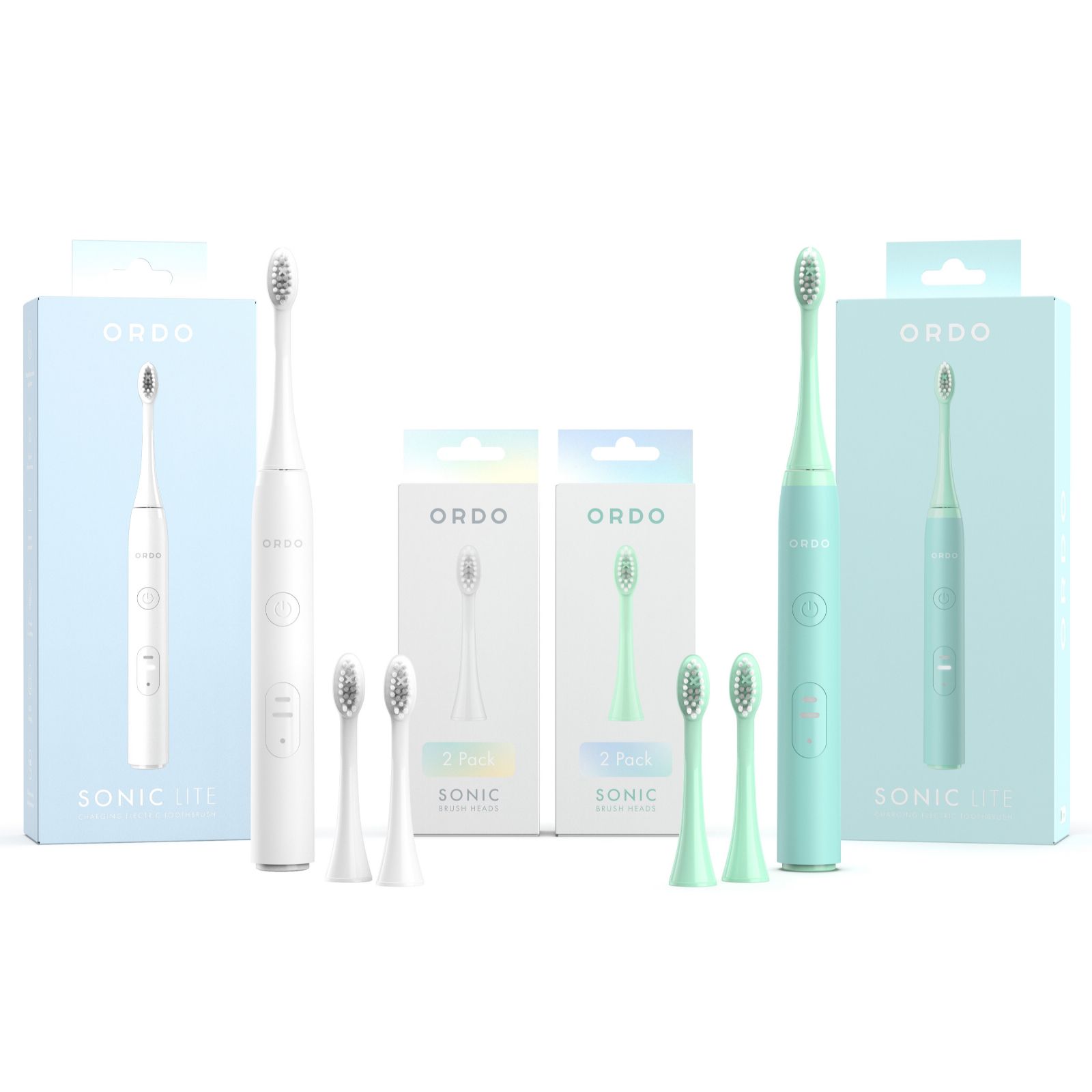 Ordo Set of 2 Sonic Lite Toothbrush Bundle