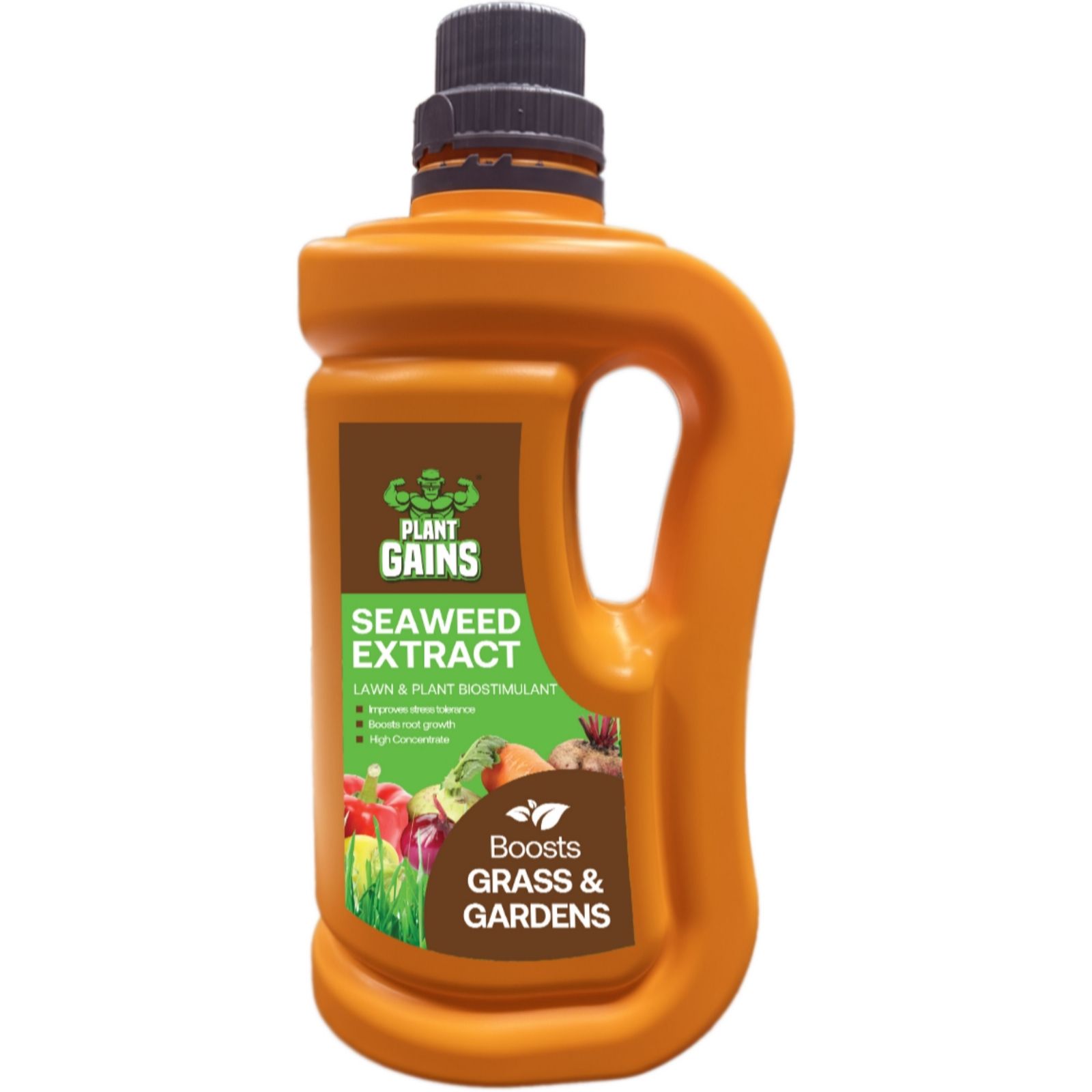 Grass Gains Seaweed Plant & Lawn Tonic 1L Triple Pack