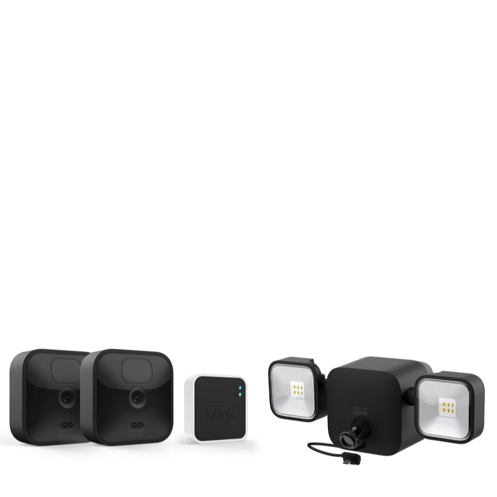 Blink Outdoor Wireless Security 2 Camera System and Floodlight 700 Lumens -  QVC UK