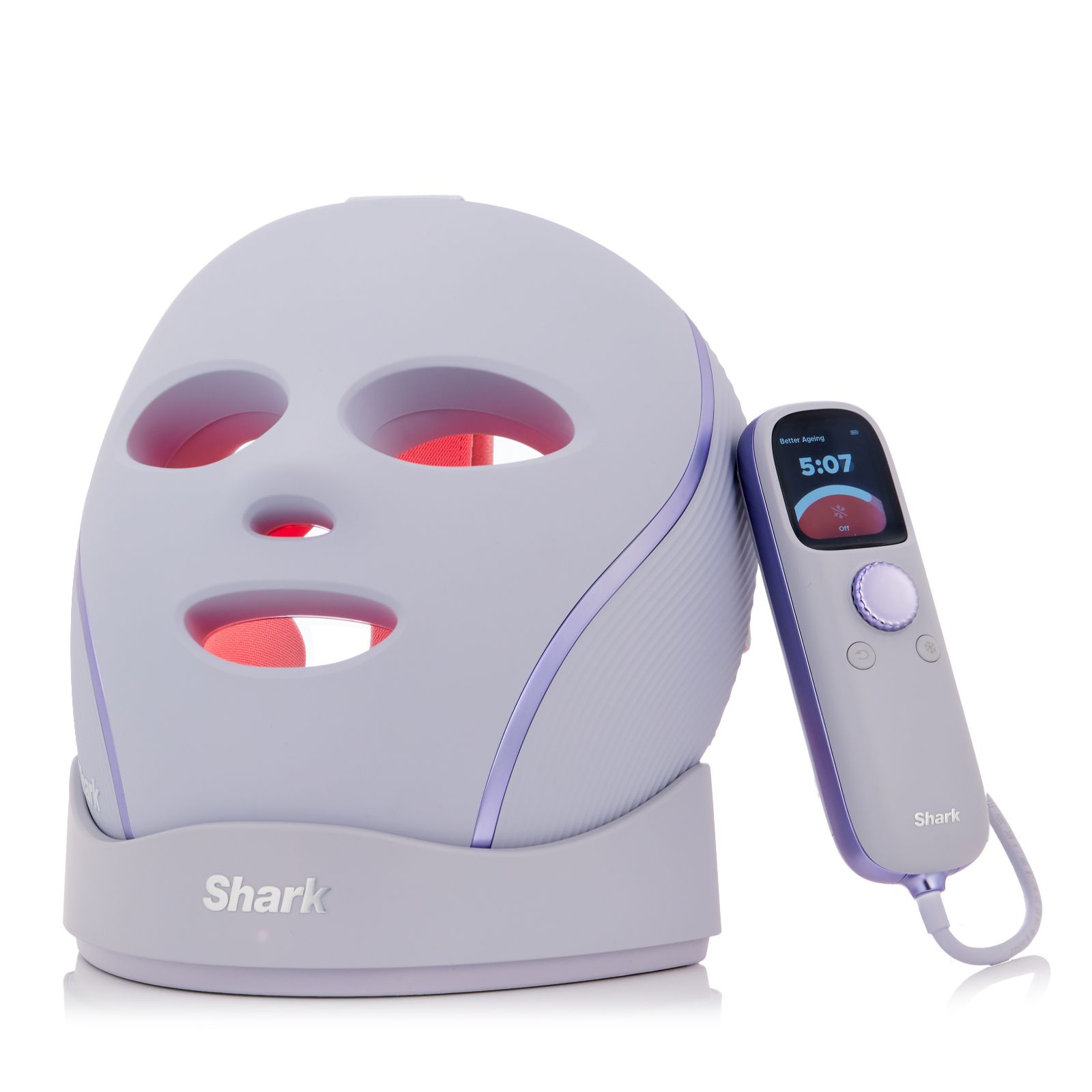 Shark CryoGlow LED Mask with Charging Stand