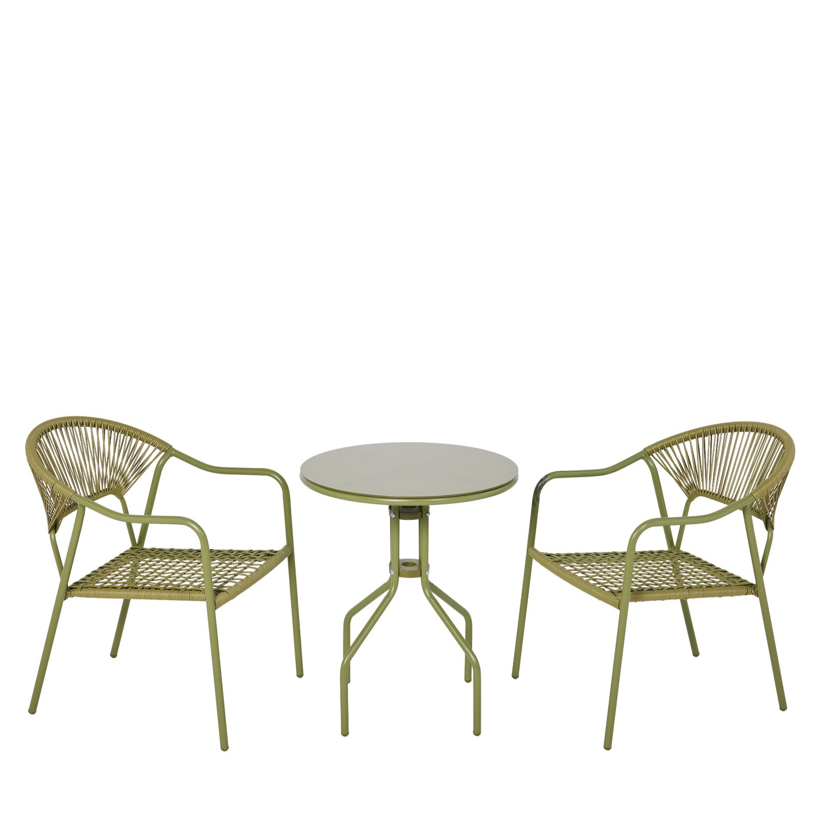 Garden Stories Studio 70 Woven Rattan Bistro Set