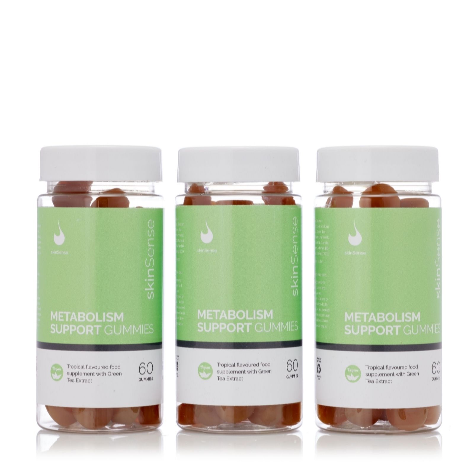 SkinSense Metabolism Support Gummies 3x 60pcs 3 Month Supply