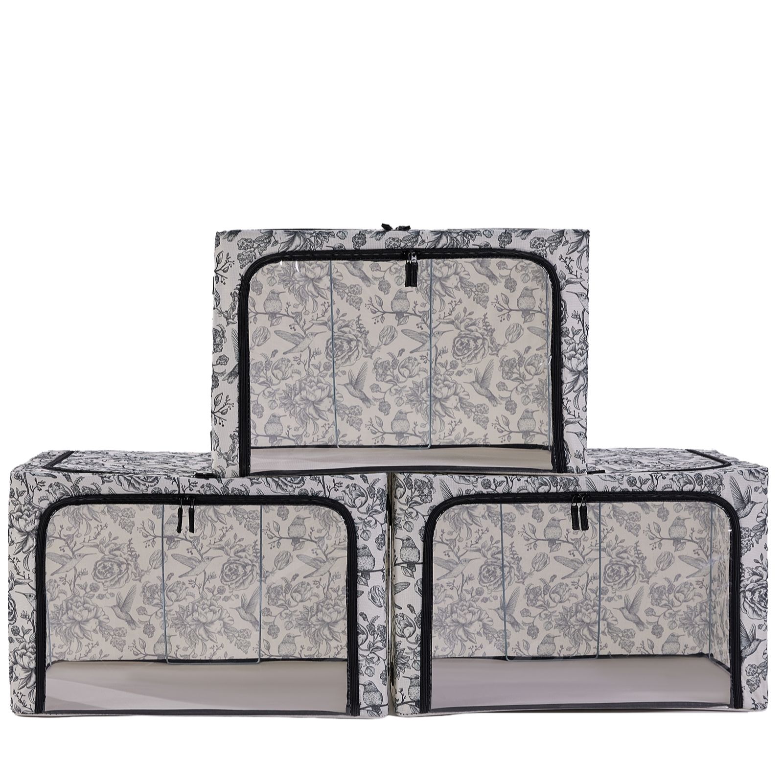 Periea 3 Piece Large Collapsible Storage Boxes