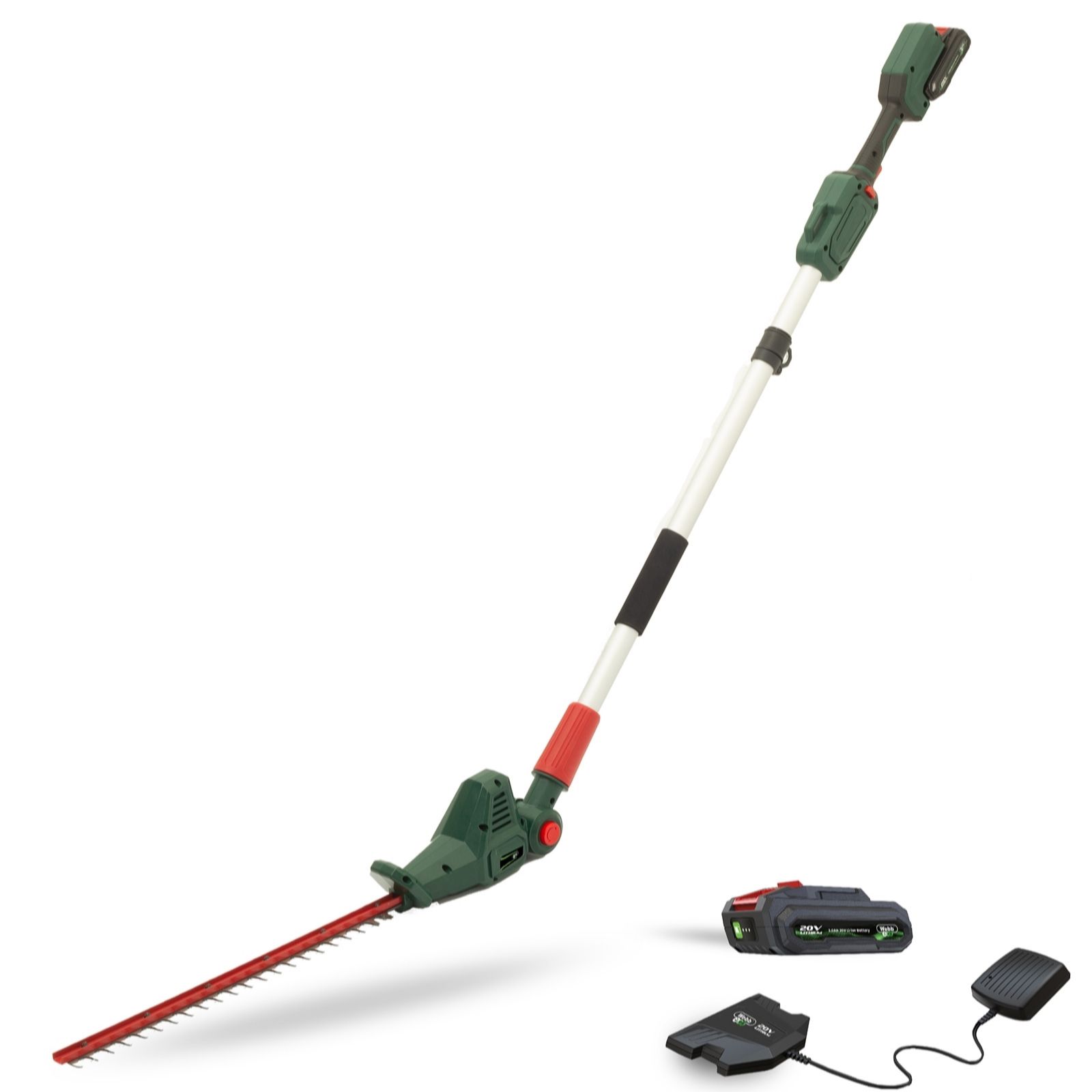 Webb 20v 50cm Long Reach Hedge Trimmer
