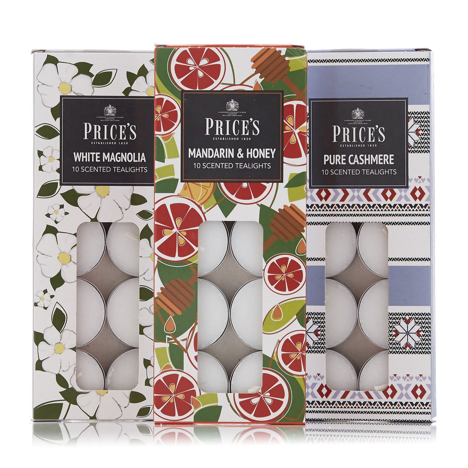 Outlet Price's Candles 6 Jar Candles & 60 Tealights Collection QVC UK