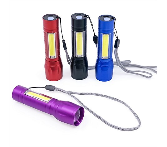Flipo Micro Stinger Rechargeable Flashlight Set of 4