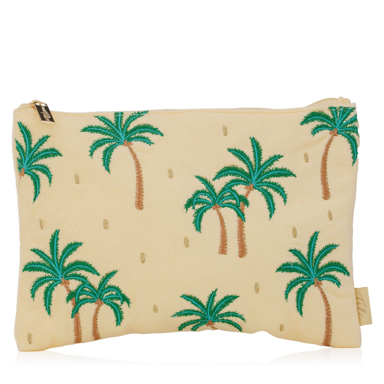 Tili Embroidered Towelling Pouch
