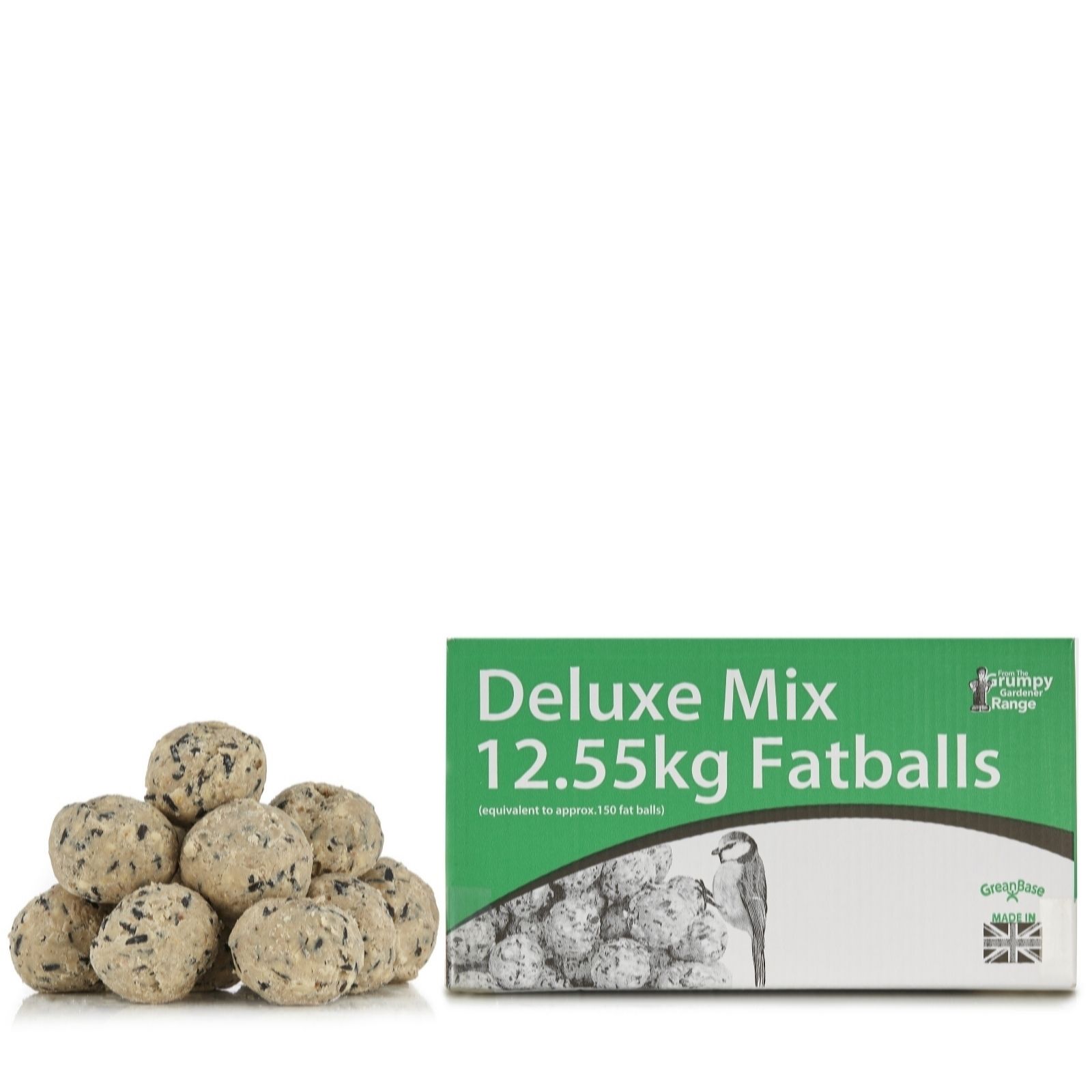 Grumpy Gardener 12.6kg Deluxe Mix Wild Bird Food Fatballs