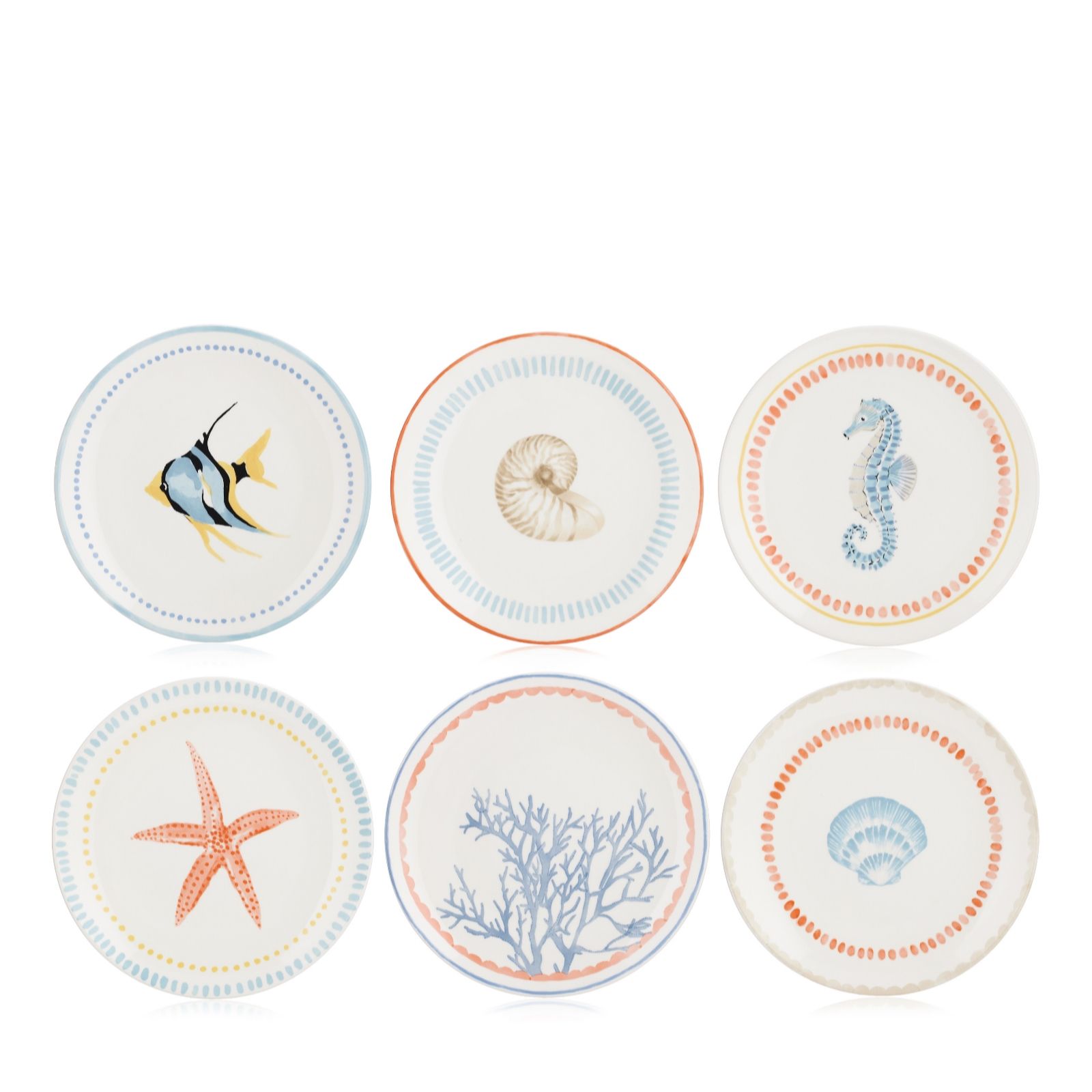 Garden Stories x Anouska Set of 6 Reef Dining Plates