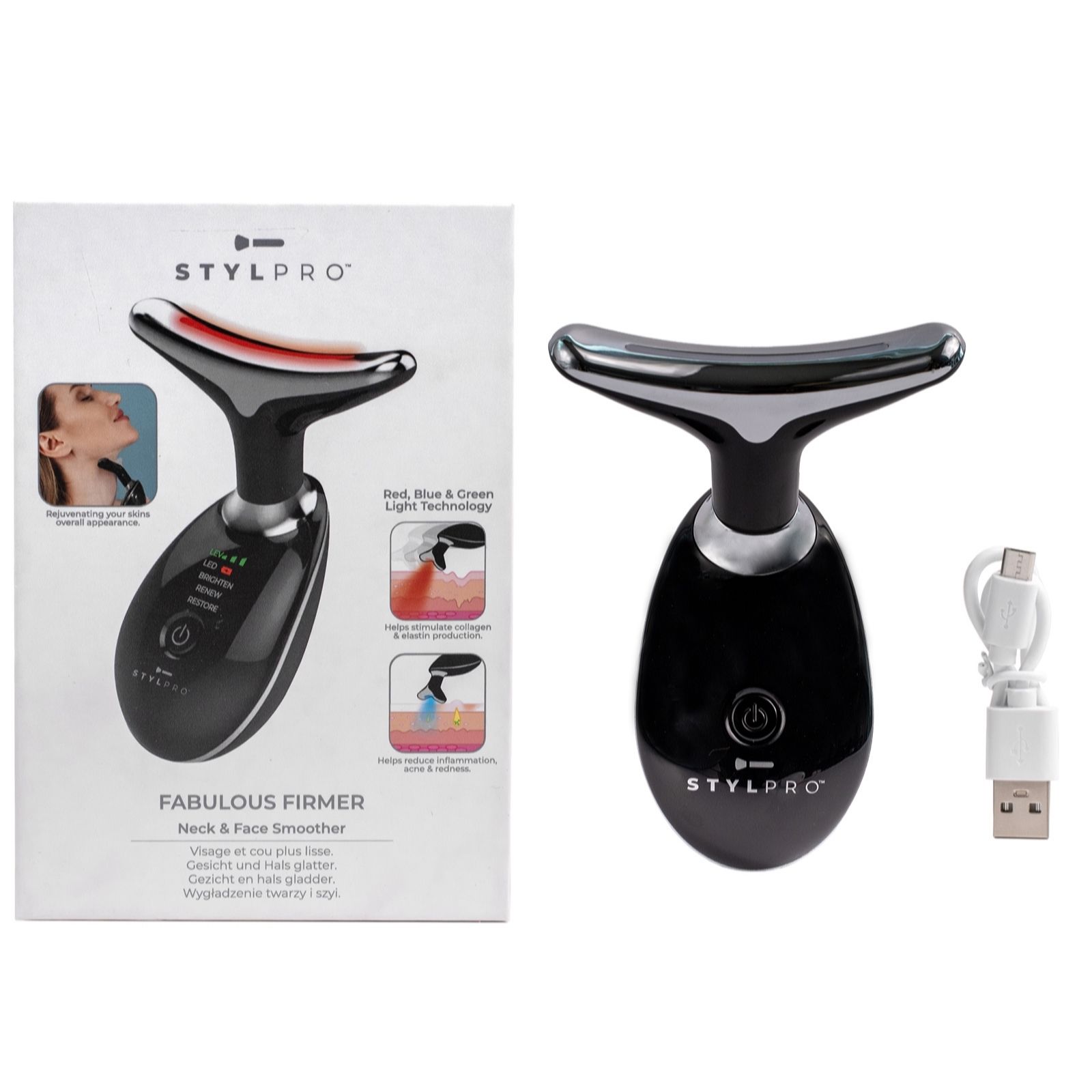 STYLPRO Fabulous Firmer Portable LED Light Therapy Device