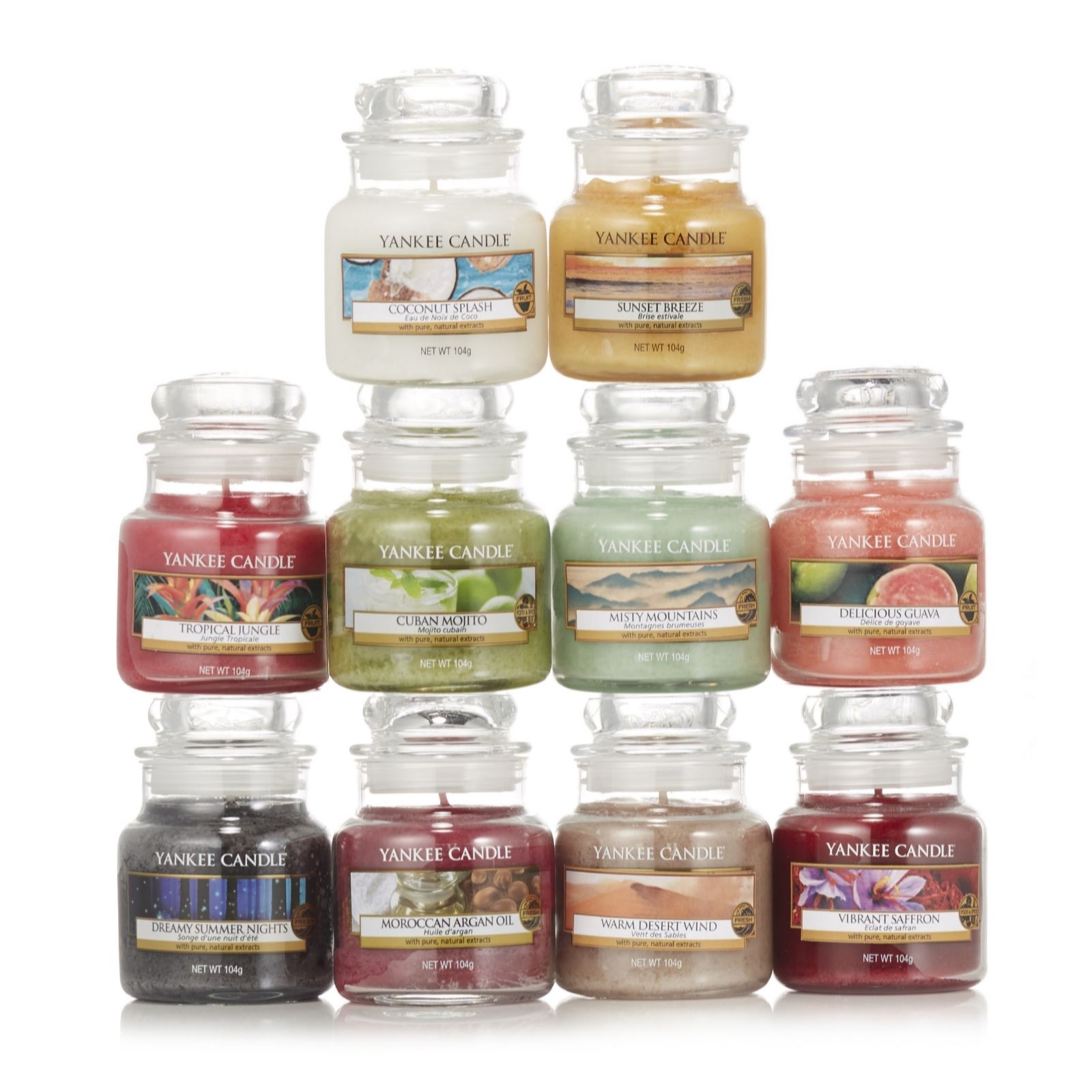 Yankee Candle Scents of the Season 10 Small Jars QVC UK