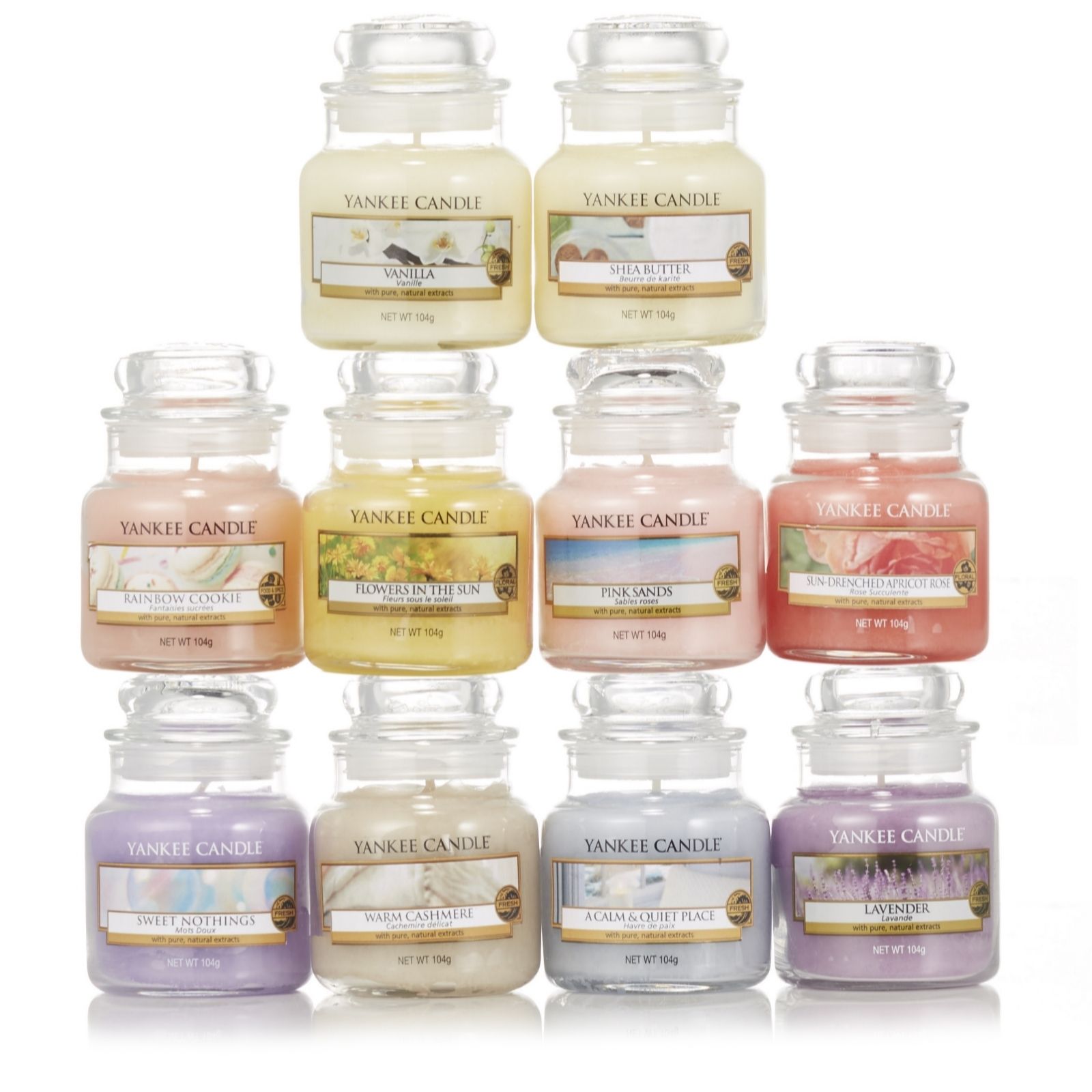 Yankee Candle Scents of the Season 10 Small Jars QVC UK