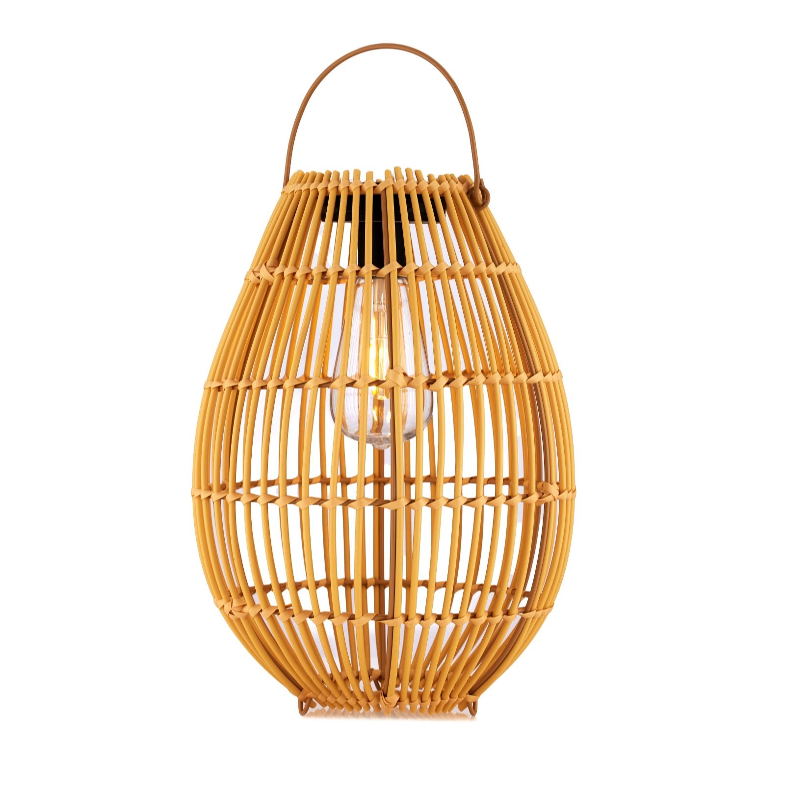 My Garden Stories Solar Rattan Lantern