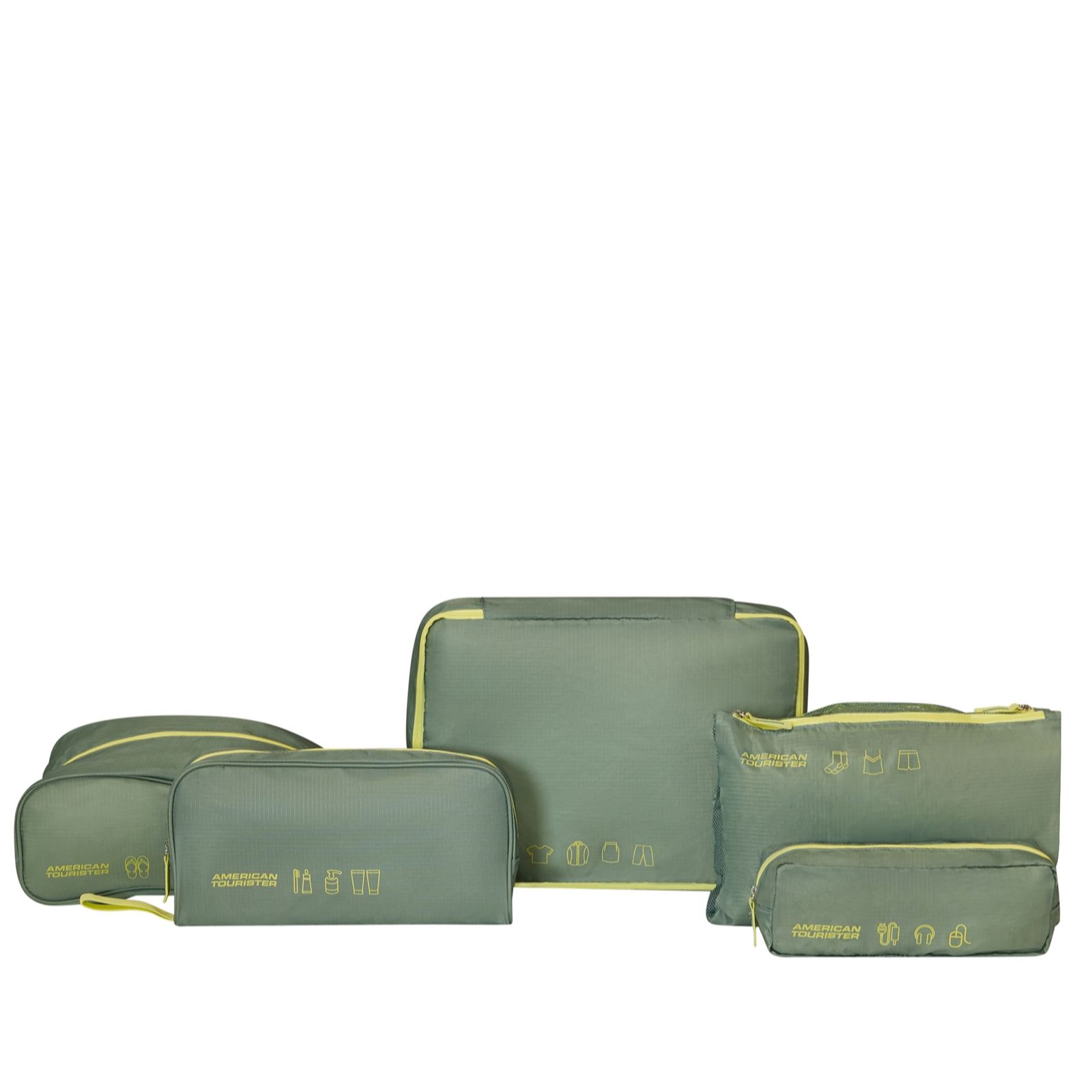 American Tourister 5pc Packing Organisers