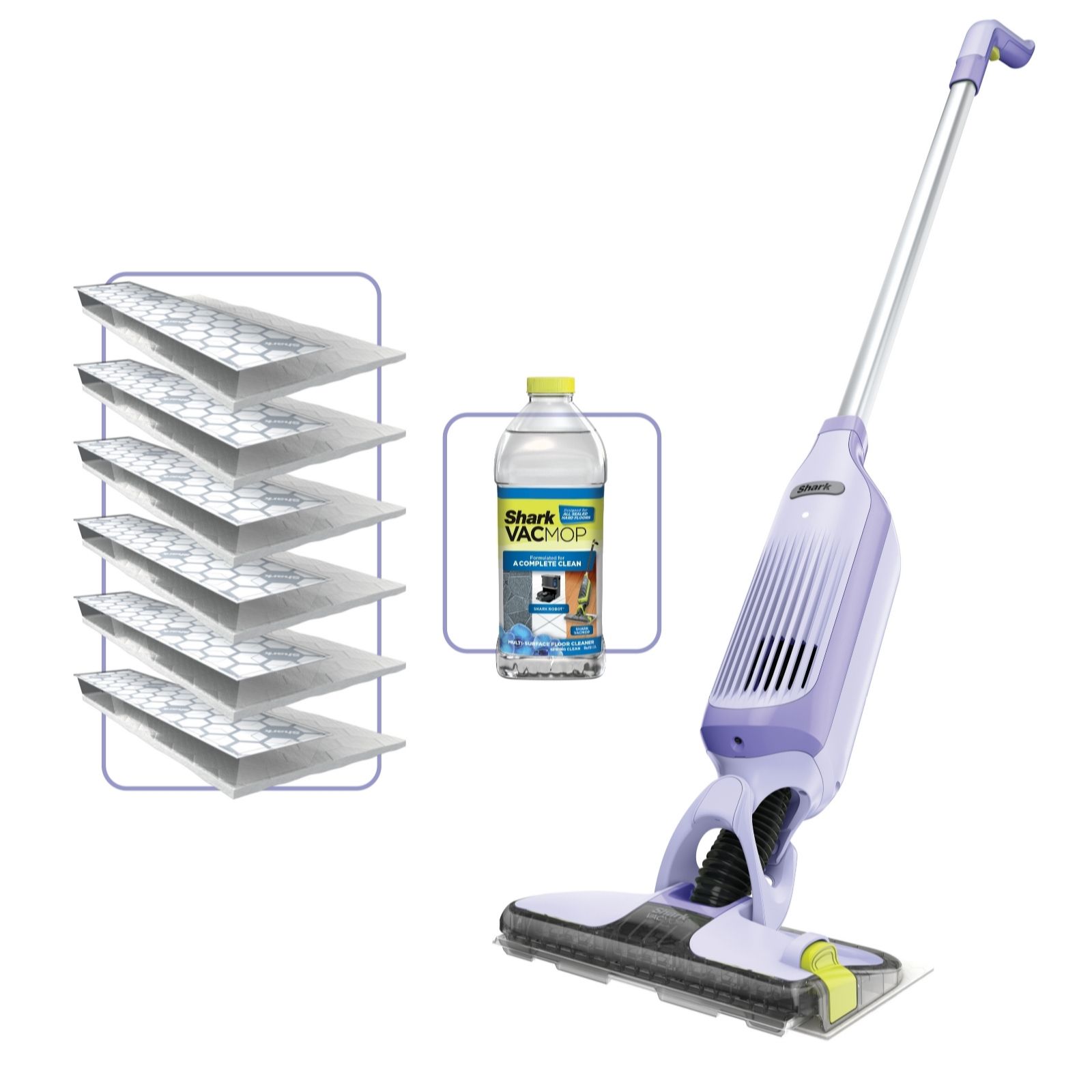 Outlet Shark VM200 VacMop 2-in-1 Cordless Vacuum Mop with 22 Mop Pads