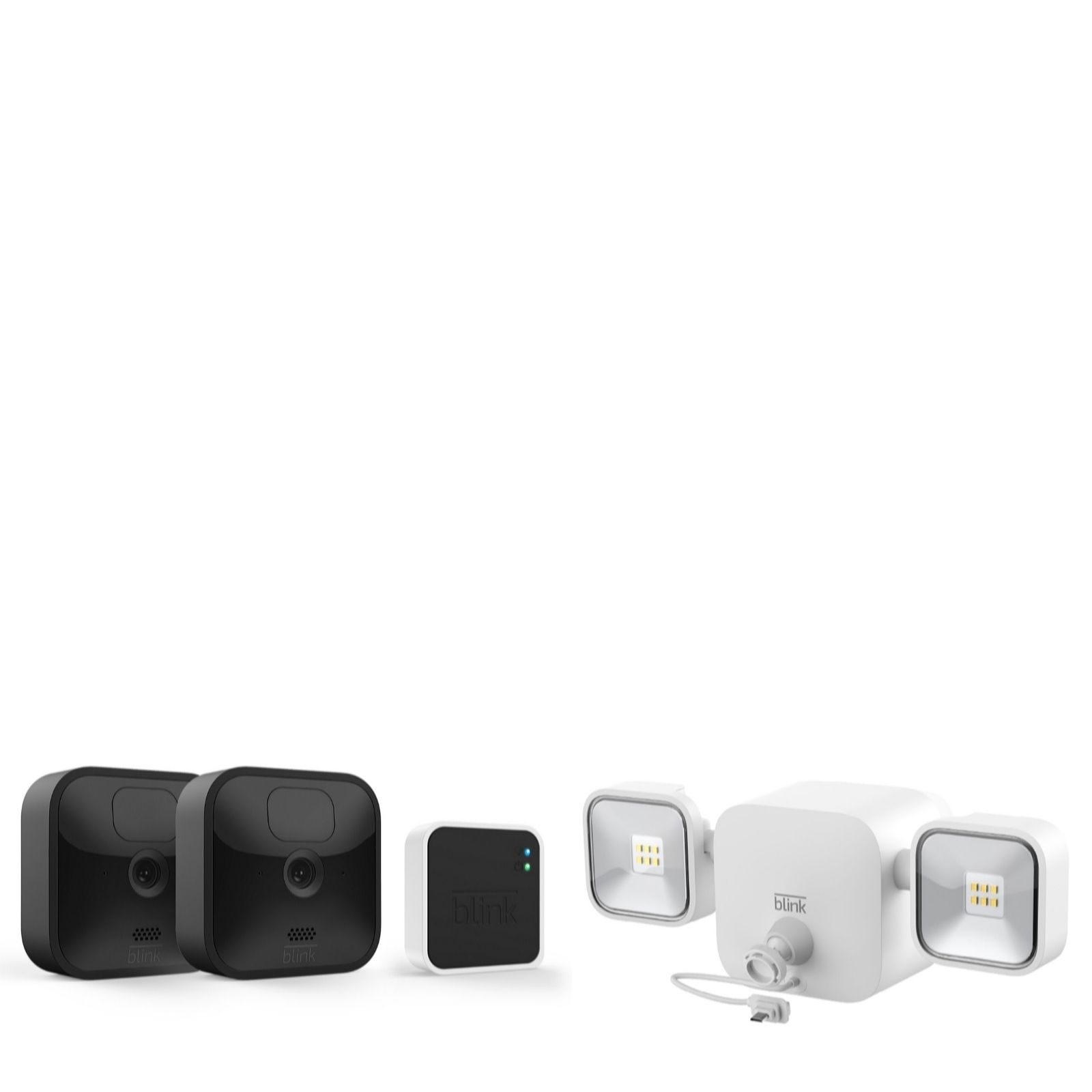 Blink Indoor/ Outdoor 2 Camera System & 1 All-New Pan-Tilt Indoor Camera -  QVC UK