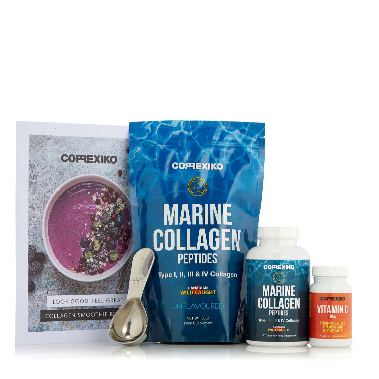 Correxiko Collagen & Vitamin C 30 Day Bundle by Lisa Snowdon - QVC UK