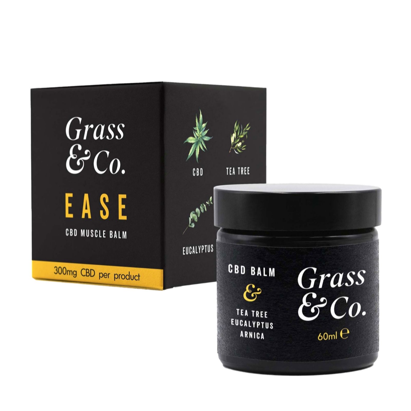 Grass & Co. CBD Muscle Balm 30g