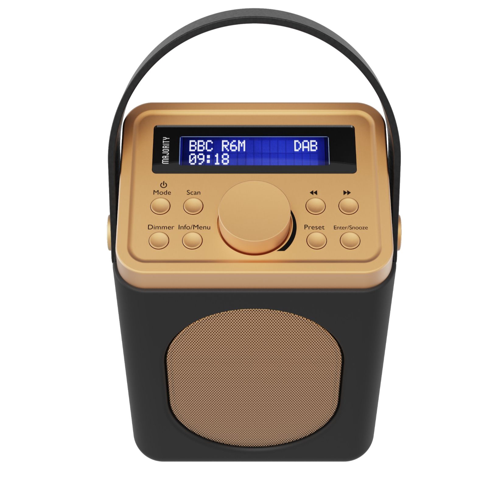 Majority Little Shelford Portable Bluetooth DAB Radio
