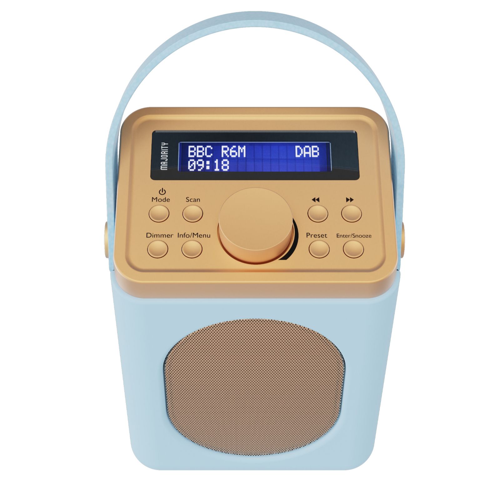 Majority Little Shelford Portable Bluetooth DAB Radio
