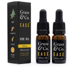 Grass & Co. EASE CBD Oil 1000mg Duo Pack