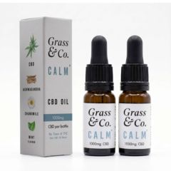 Grass & Co. CALM CBD Oil 1000mg Duo Pack