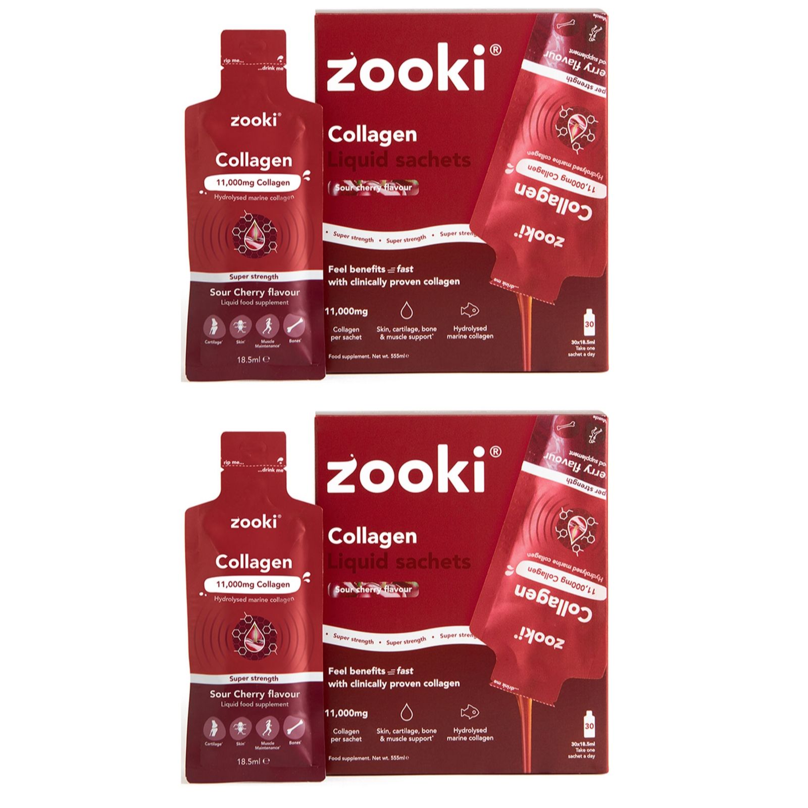Zooki Super Strength Collagen 11,000mg 2 Month Supply