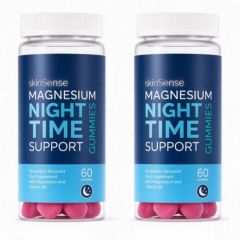 SkinSense Magnesium Night Time Support Gummies 2 Month Supply