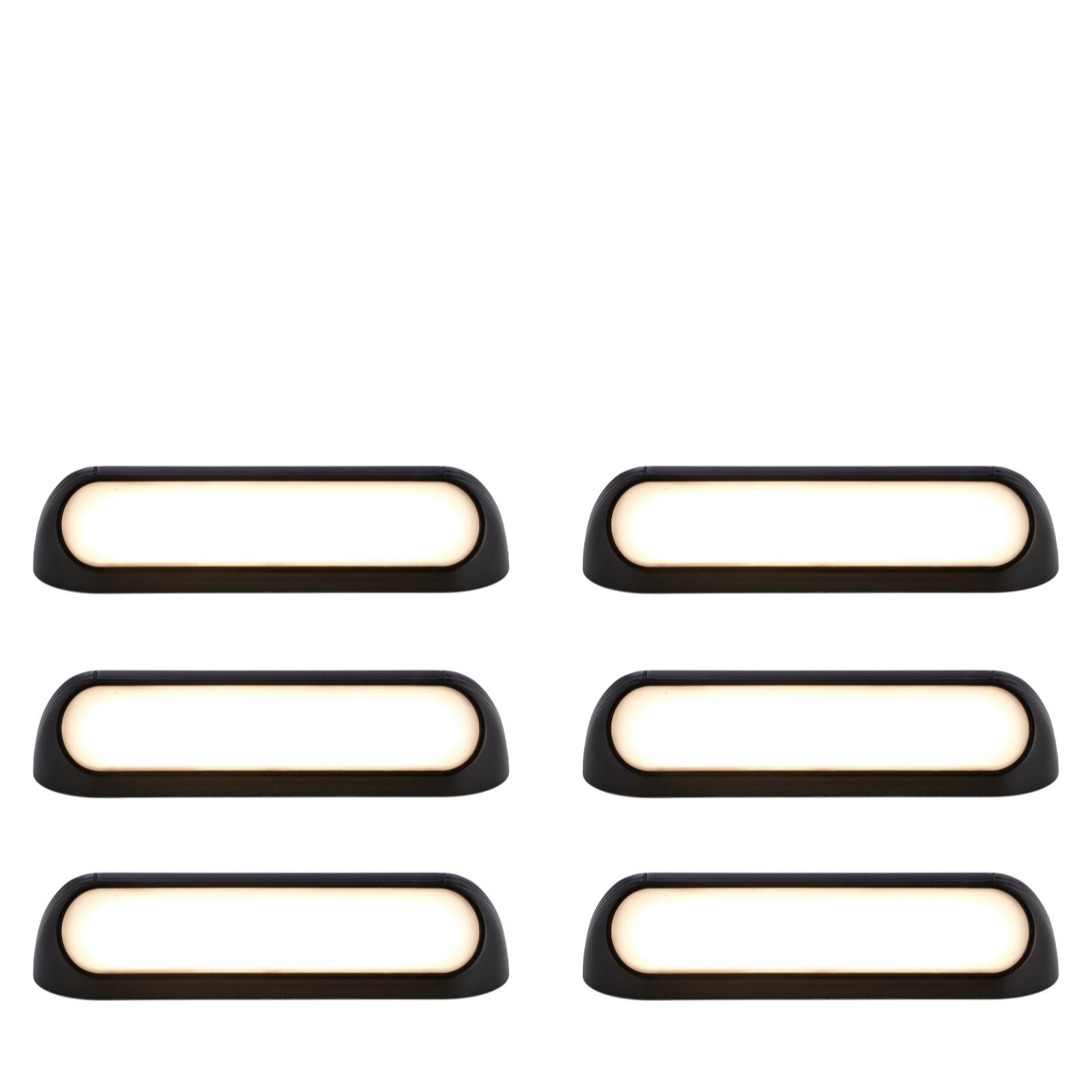 Garden Stories Set of 6 Colour Changing Solar Wall Lights