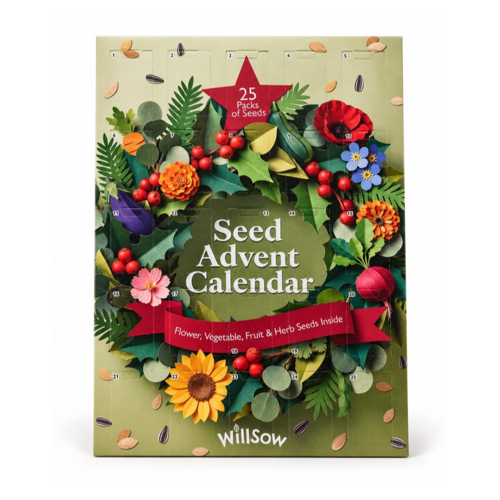 Willsow 25 Days of Seeds Advent Calendar